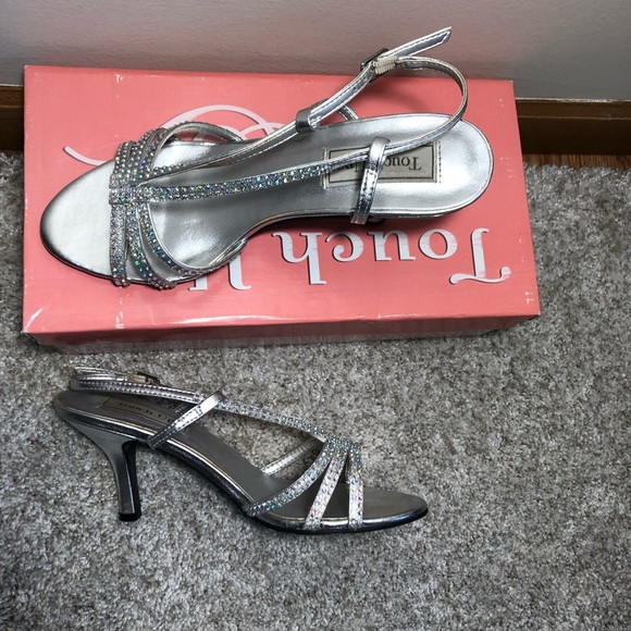 Touch Ups Silver Lyric 2 1/2" Heels Special Occasion - Picture 9 of 12